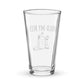 Shaker pint glass