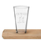 Shaker pint glass