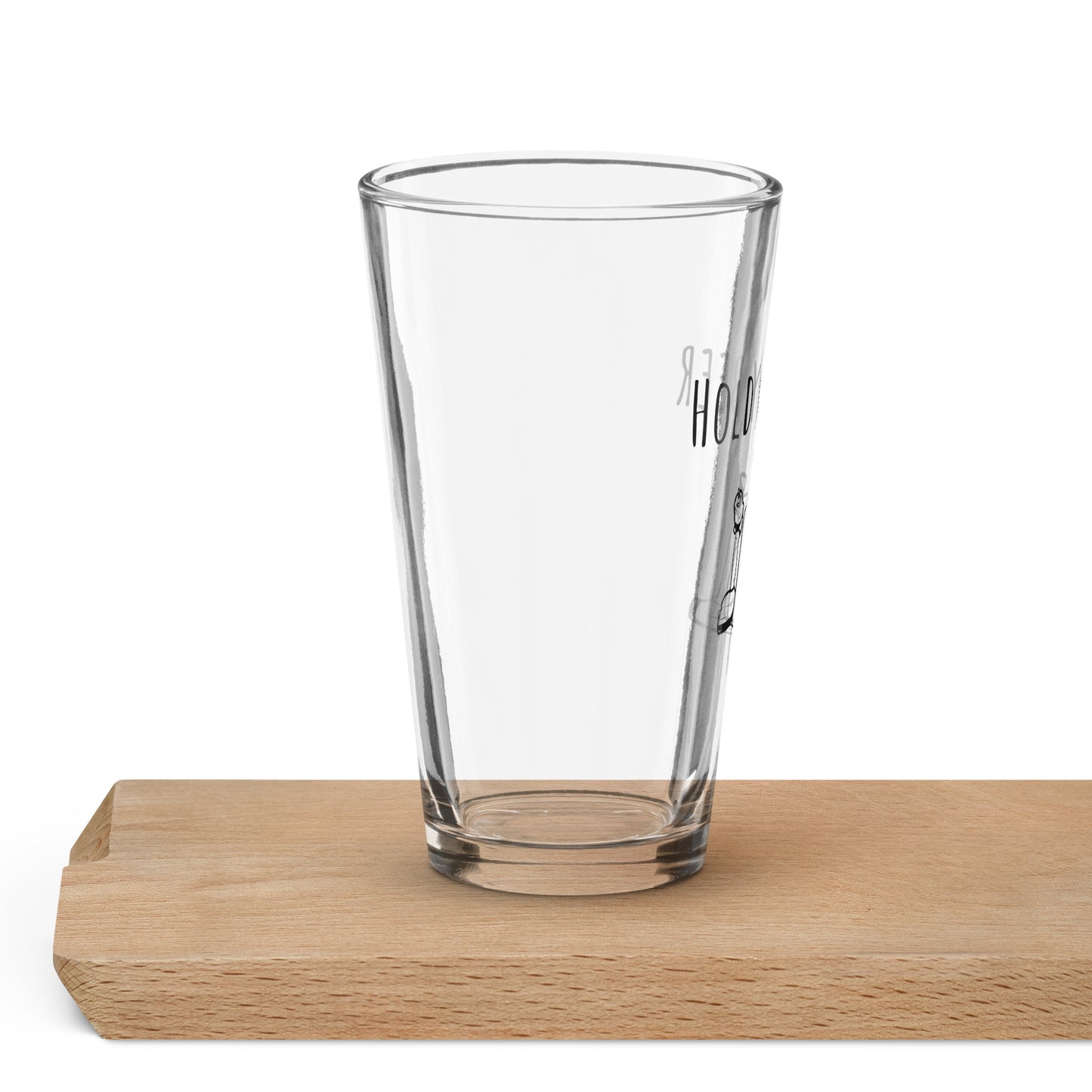 Shaker pint glass